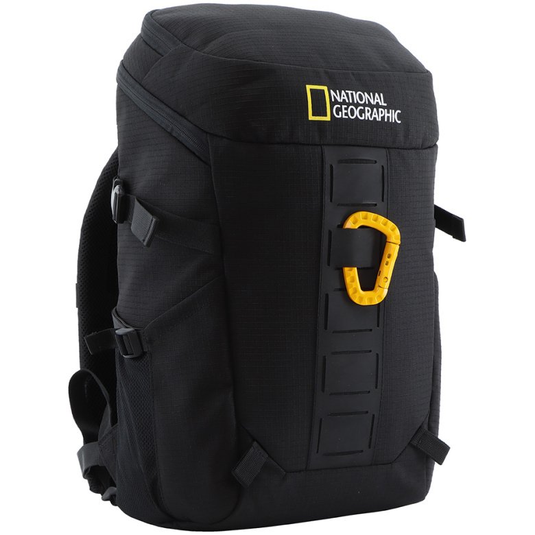 Mochila NG EXPLORER III, 100% Poliester Reciclado, 30x19x51cm, Negro