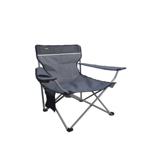 SILLA PLEGABLE DENVER C/DESCANSA BRAZOS, ACERO YPOLIESTER, A