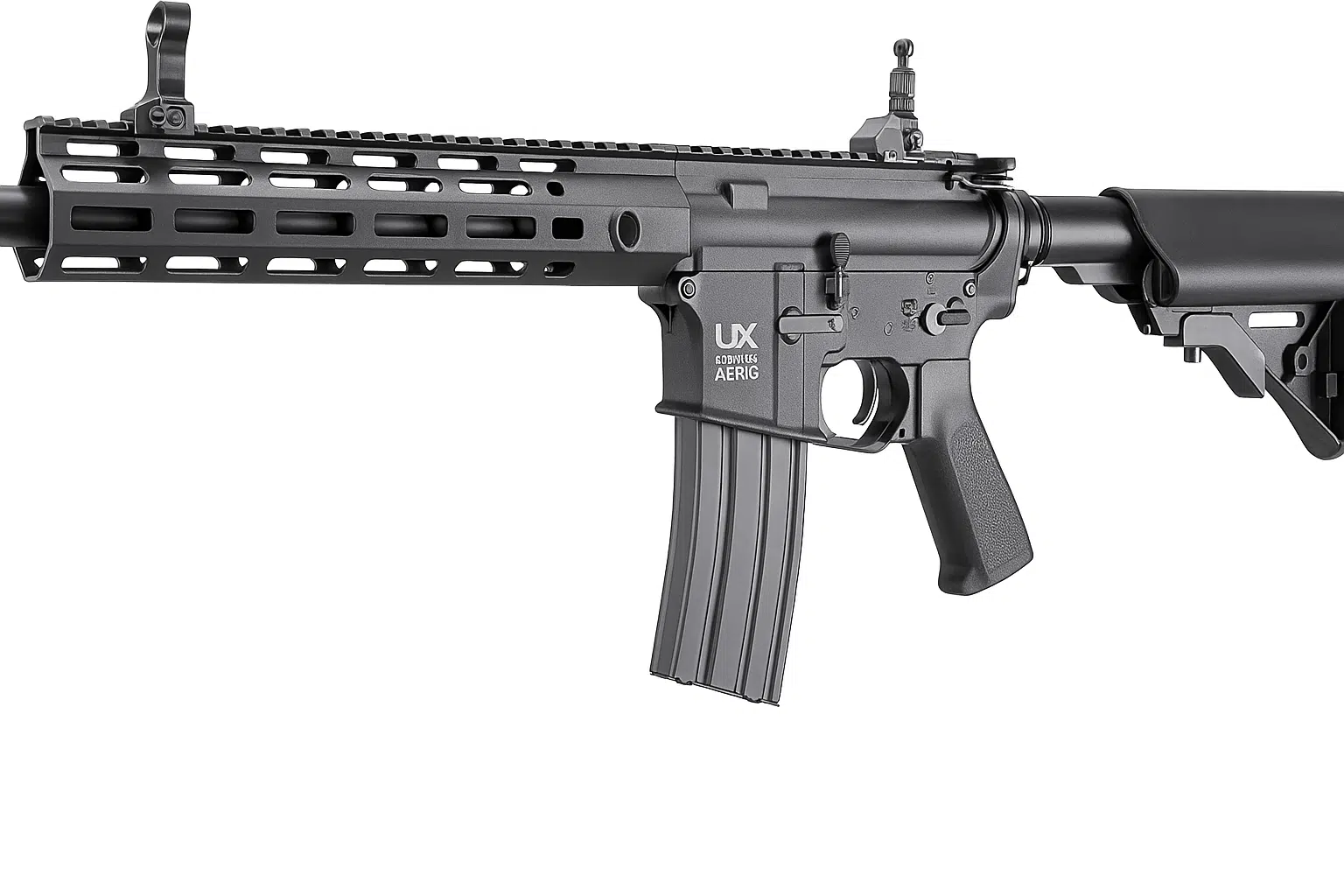 Rifle metralleta de airsoft Umarex AER16 electrico negro 430 FPS