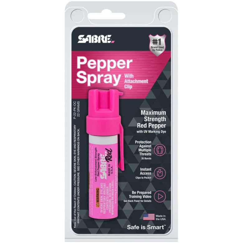 Gas Pimienta SABRE 22gr.  Rosa - Imagen 2