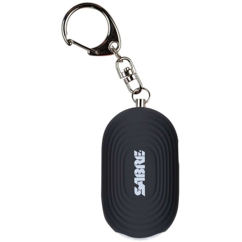Alarma De Panico SABRE Llavero C/Led Negro