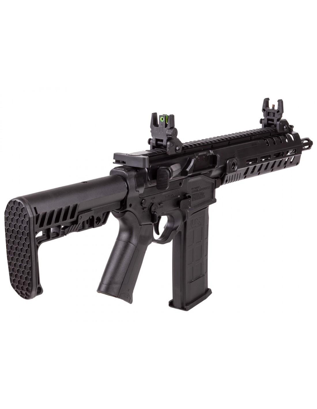 RIFLE Metralleta UX STRIKE FORCE Negra CO2 BB 430fps AUTO - Imagen 2