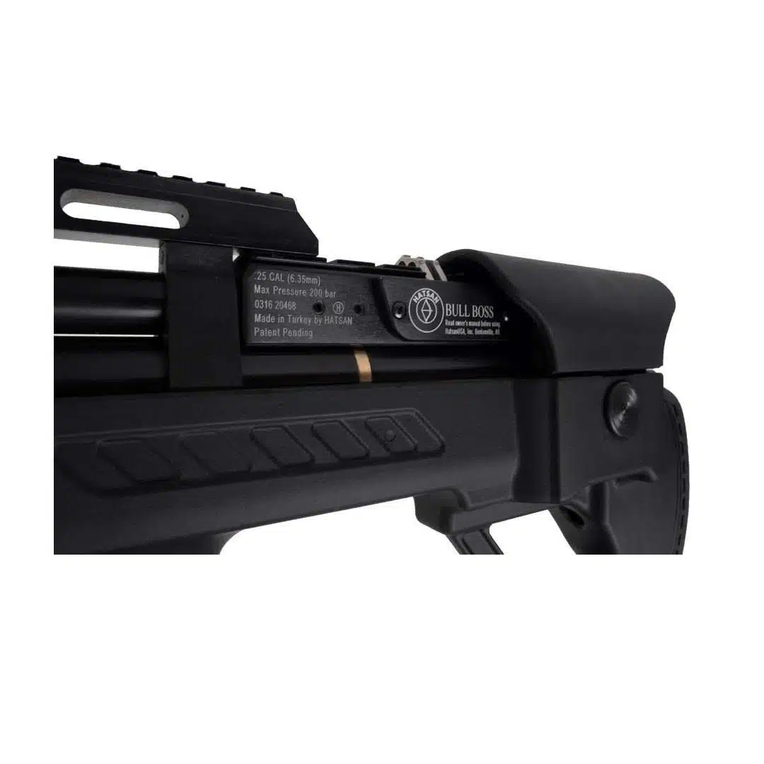 RIFLE DE PCP MARCA HATSAN MODELO HGBULLBOSSW CAL. 6.35 MM | GISPACK México