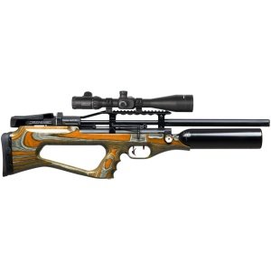 Rifle de PCP marca Kral modelo Empire W Orange Laminated Cal. 6.35 mm