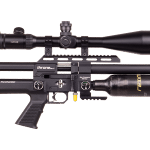 Rifle de PCP marca Reximex Modelo Throne Gen 2 Carbon Bottle Cal. 6.35 mm