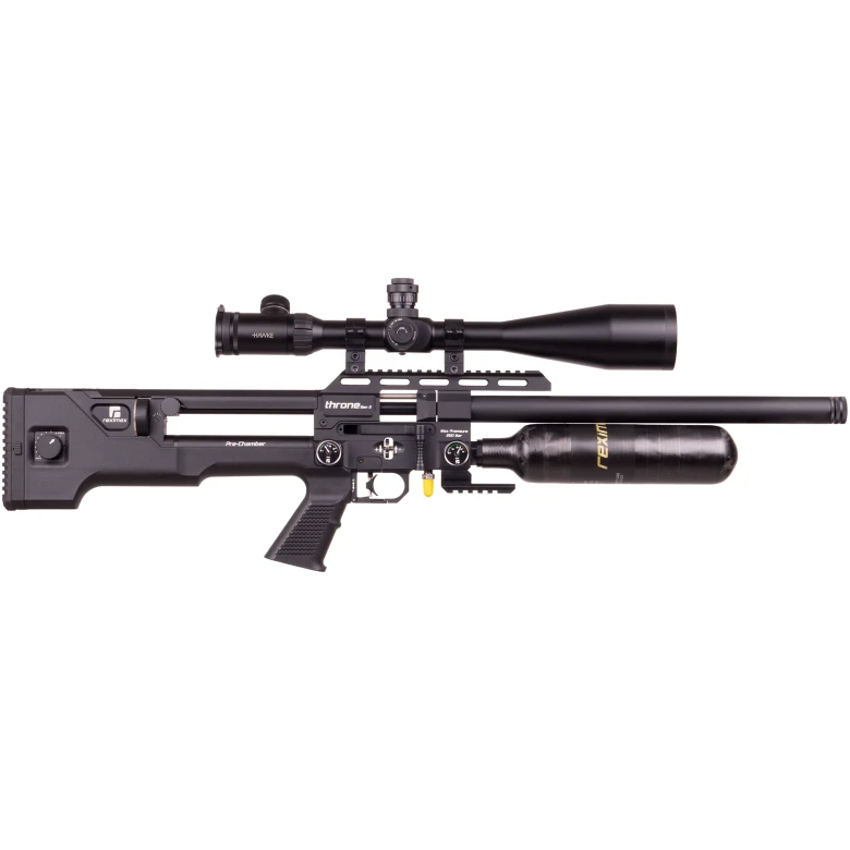 Rifle De PCP Reximex Throne Gen 2 Carbon Bottle Cal. 6.35 Mm