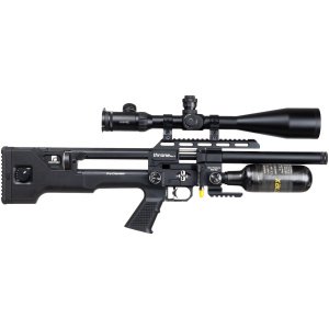 Rifle de PCP marca Reximex Modelo Throne Gen 2 Compact Carbon Bottle  Cal. 5.5 mm