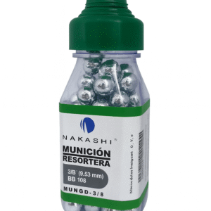 Municion p/resor NAKASHI 3/8 80P Bote