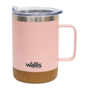 Taza Termica Corcho Rosa