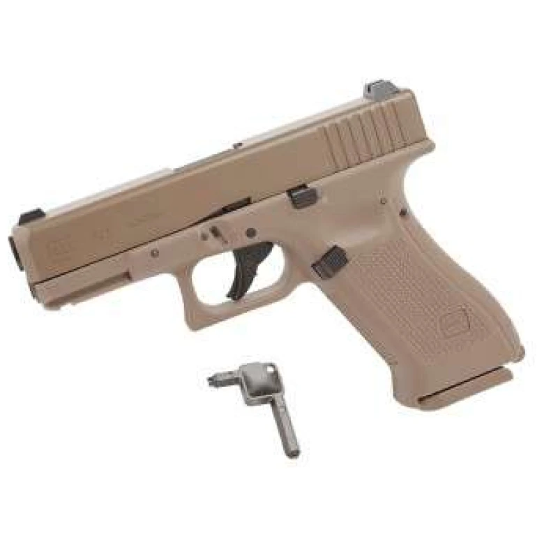 Pistola GLOCK 19X GEN5 Tan CO2 Bbs Cal. .177 360fps - Imagen 3