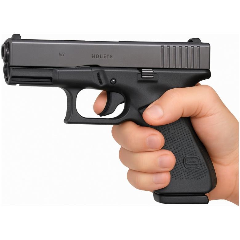 Pistola Glock 17 Gen4 Negra Co2 Bb Retro - Imagen 5