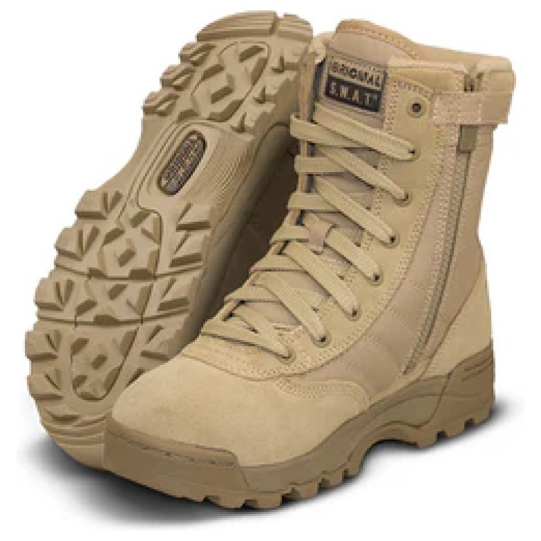 BOTA ORIGINAL SWAT CLASICA TAN CON CIERRE