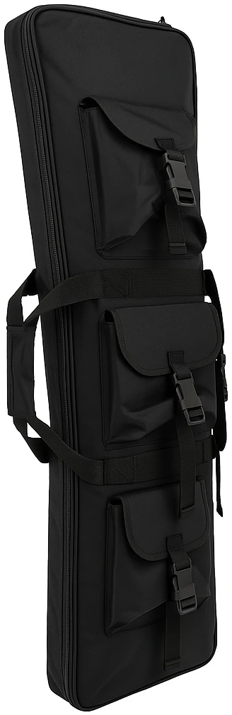 Mochila Cuadrada De Transporte Para Rifle Negra 81 Cm