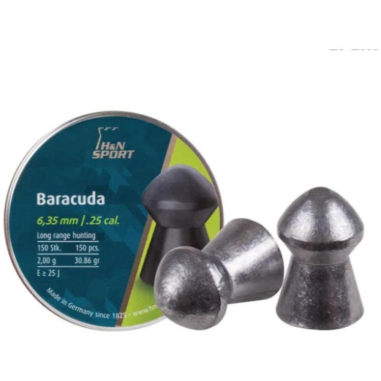 Diabolo H&n Baracuda Ft2 Hn Calibre 6.35mm .22 30.86 Gr - Imagen 2