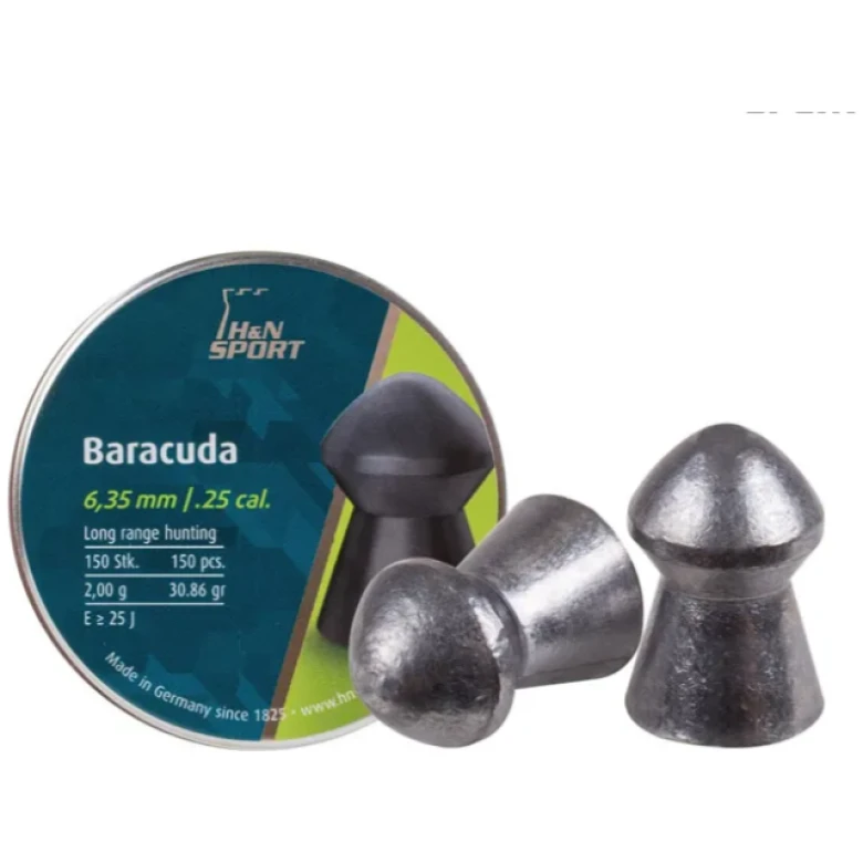 Diabolo H&n Baracuda Ft2 Hn Calibre 6.35mm .22 30.86 Gr - Imagen 2