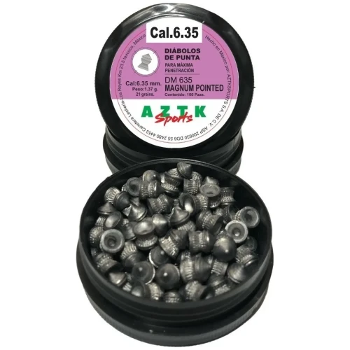 Diábolos Aztk Magnum Punta Cal. 6.35