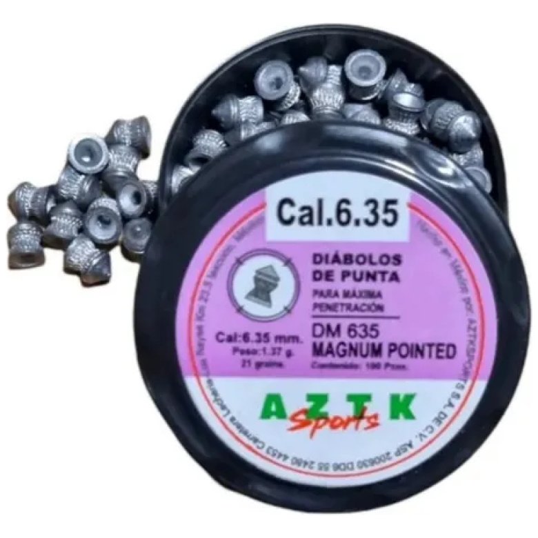 Diábolos Aztk Magnum Punta Cal. 6.35 - Imagen 2