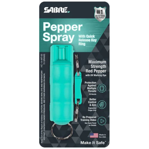 Gas Pim SABRE 15gr Llavero Duro Menta Q