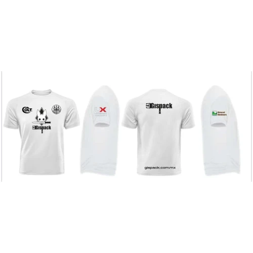 Playera Gispack Blanca.