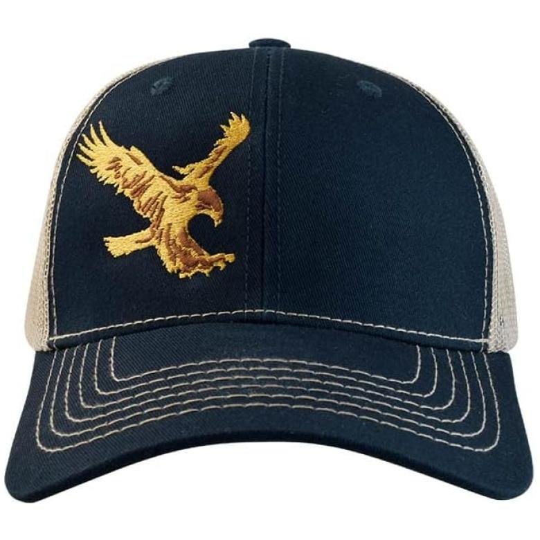 GORRA CON MALLA Y AJUSTADOR SNAPBACK DE PLÁSTICO,AGUILA, AZUL - Imagen 2
