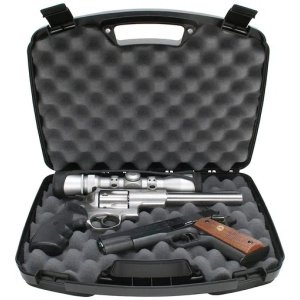 Estuche rígido doble p/pistola MTM Negra 15.5"