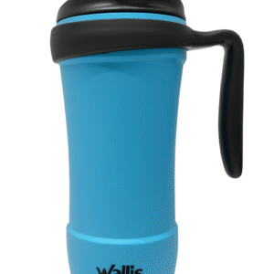 TAZA TERMICA CON PROTECTOR ANTIDERRAMES, TAPA ROSCA, 470 ML