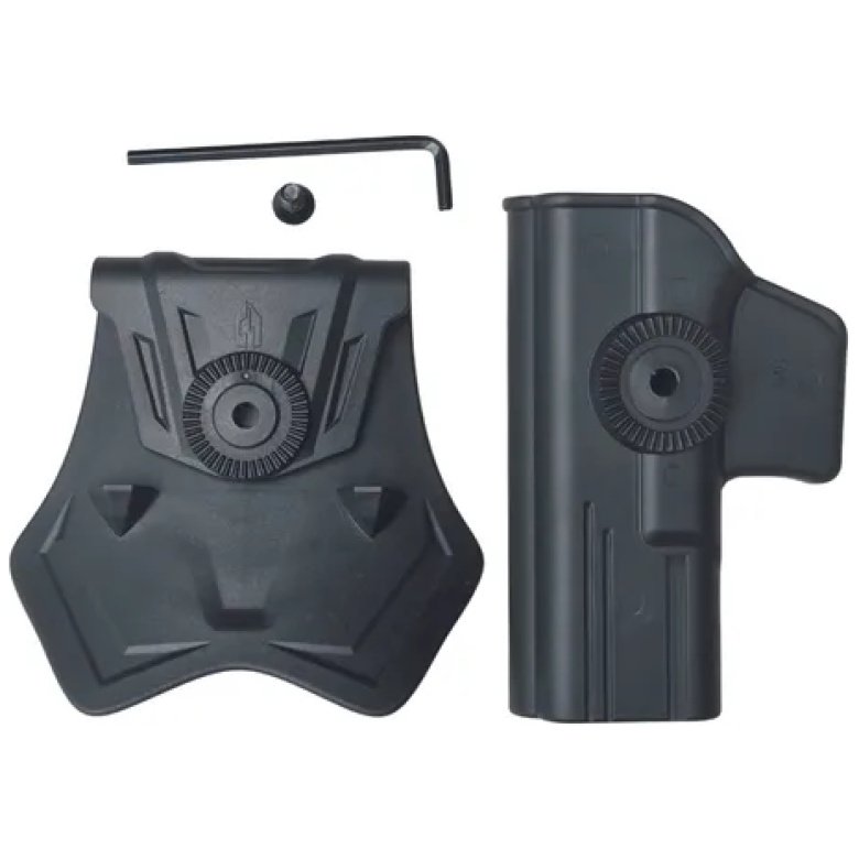 Funda pist. Polim. CZ P10C AMOMAX Negra Derecha - Imagen 3