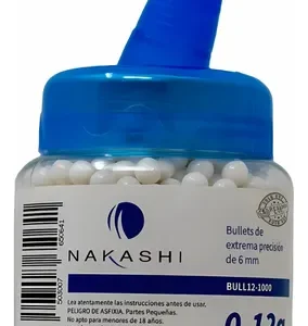 Bullet NAKASHI .12g 6mm 1,000p. BOTE