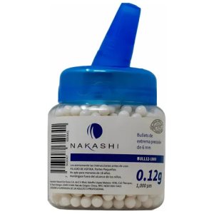 Bullet NAKASHI .12g 6mm 1,000p. BOTE