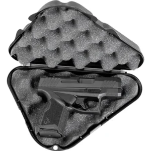 Estuche rígido p/pistola MTM Negra Triangular 9.5"