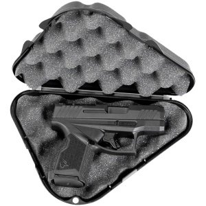 Estuche rígido p/pistola MTM Negra Triangular 9.5"