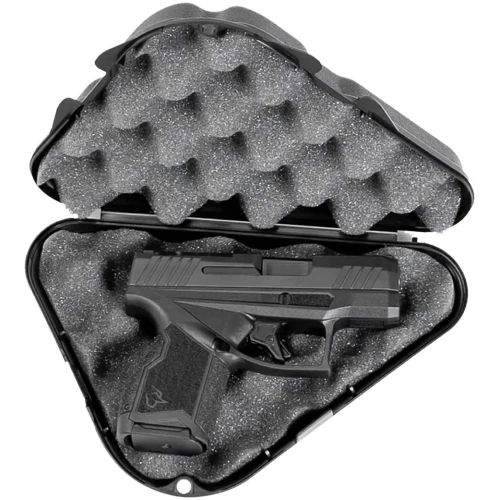 Estuche rígido p/pistola MTM Negra Triangular 9.5"