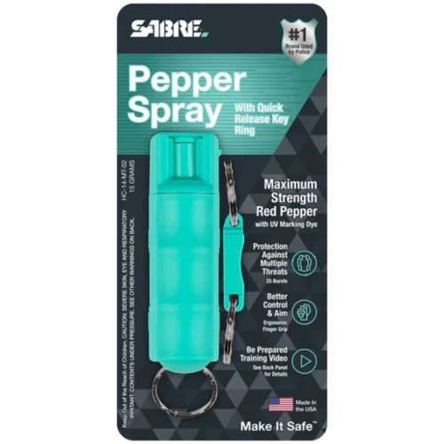 Gas Pim SABRE 15gr Llavero Duro Menta Q.