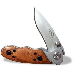 NAVAJA C/MANGO TIPO MADERA,HOJA LISA DE 5CM LARGO