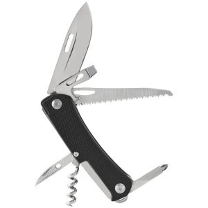 MULTIHERRAMIENTA CON 9 USOS, 10.3 CM CERRADA, MANGO ACERO AB