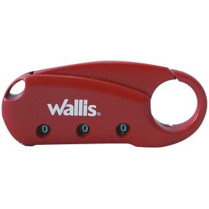 CANDADO DE COMBINACIÓN CON GANCHO, COLOR ROJO