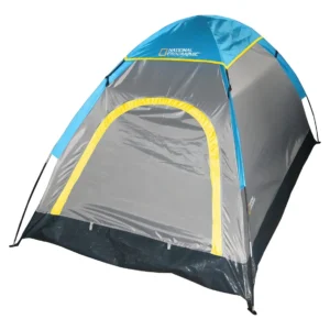 TIENDA DE CAMPAÑA ,MY FIRST TENT, PARA 2 PERSONAS, GRIS/AZUL