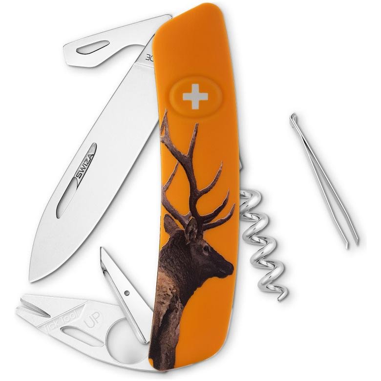 Navaja WILD LIFE Standard TT03 BULL ELK, 11 funciones, naranja