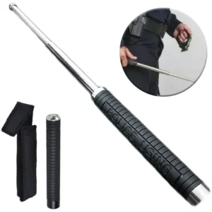 Baston Tactico Plateado