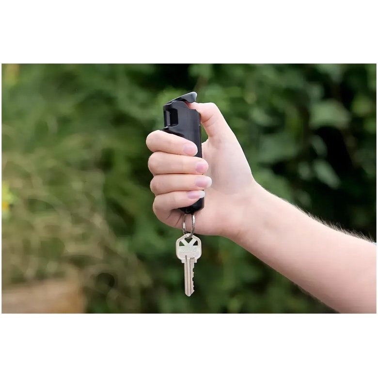 Gas Pimienta SABRE Llavero GEL 22gr. Negro - Imagen 3