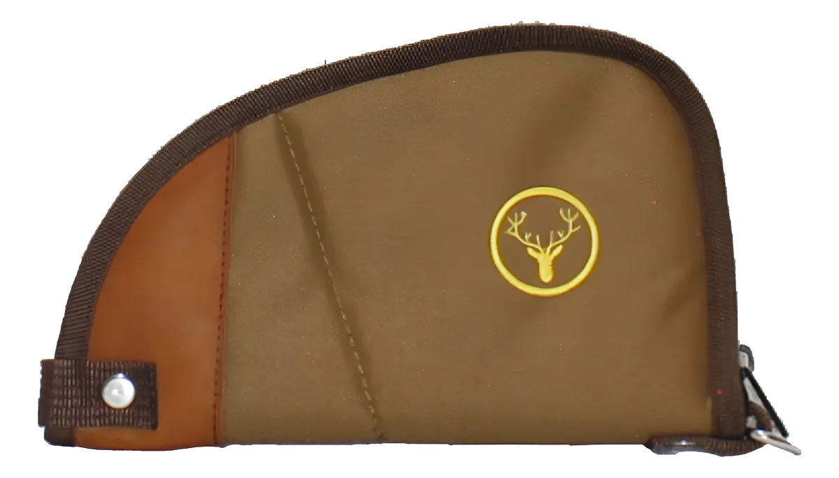FUNDA ECONÓMICA P/PISTOLA MEDIANA 11" KAKI