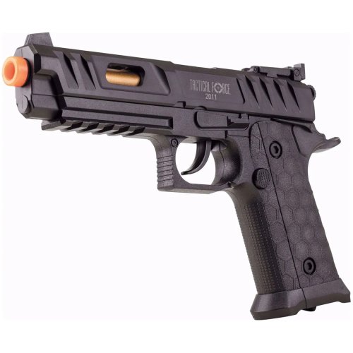 Pistola TACTICAL FORCE 2011 Negra  (Bullets) CO2 330 fps