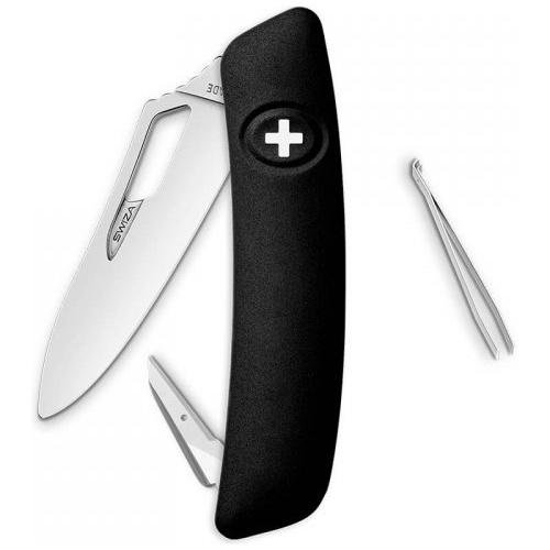 Navaja POLISHED Single Hand SH00, 5 funciones, negro