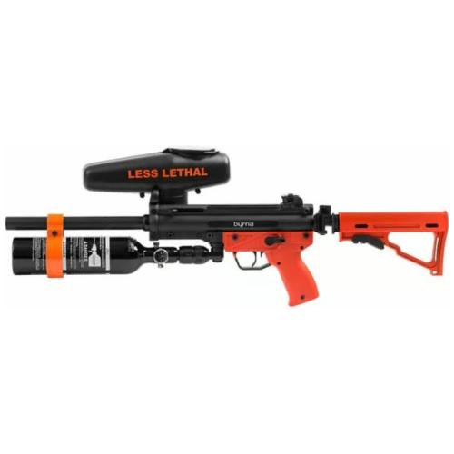 BYRNA MLR FULL AUTO W/ STOCK LANZADOR NO LETAL CAL. 0.68"