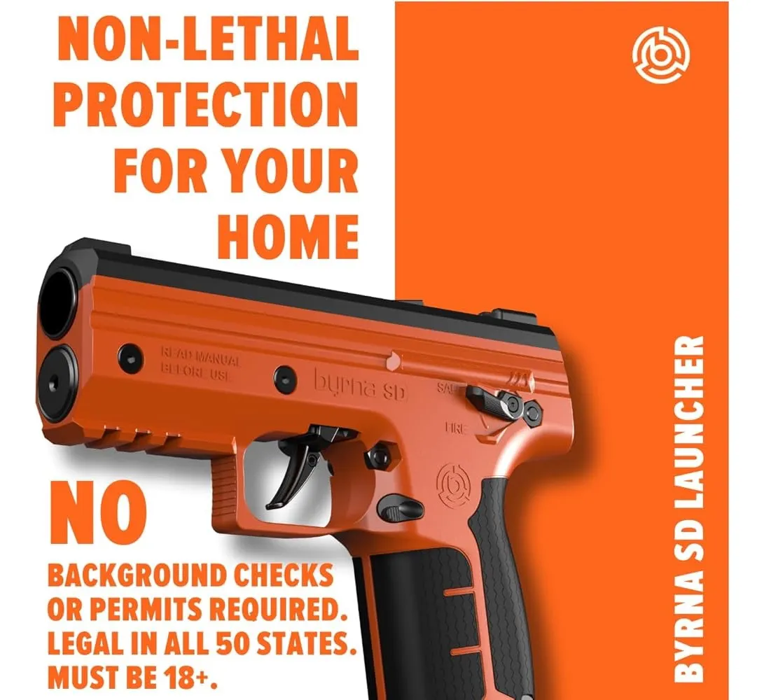 BYRNA SD LANZADOR NO LETAL CAL. 0.68" | COLOR NARANJA | BYRNA SD LANZADOR NO LETAL CAL. 0.68" | COLOR NARANJA | - Imagen 4
