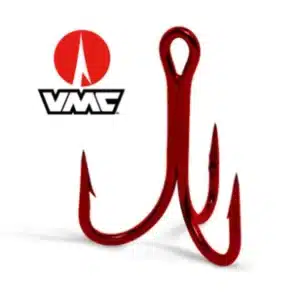 Anzuelo triple VMC 9626TR Red Nickel tamaño 3/0, SKU 31VM9626TRD1/03