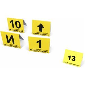 Indicadores norte y flechas nacionales amarillos