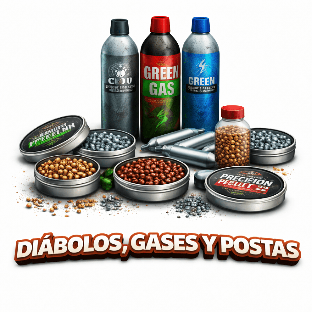 CONSUMIBLES TIENDA ARMAS DE CO2