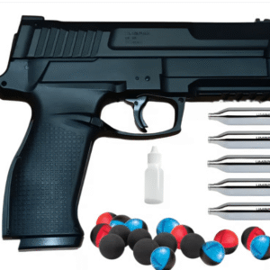 Pistola P2P SECURE 68P Negra Cal. .68 350fps PEPPER