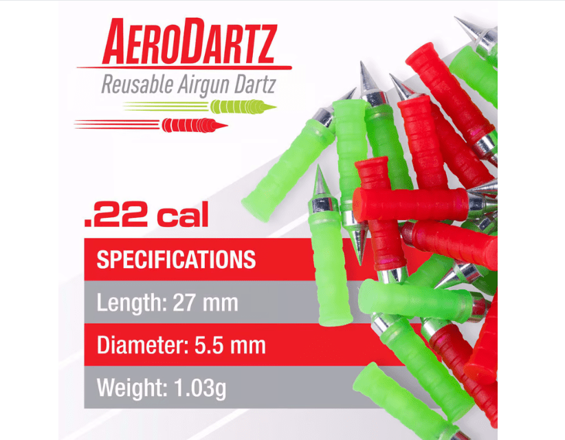 Dardo UMAREX Cal. 4.5 Rojo/Verde 9.5gr. (70 pzas.) 27mm Dardo UMAREX Cal. 4.5 Rojo/Verde 9.5gr. (70 pzas.) 27mm